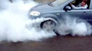 Chevrolet Aveo Burnout German Style