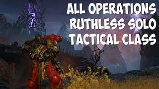 Space Marine 2 - All Operations Ruthless Diff Solo Full Playthrough - Tactical Class & Bolt Rifle