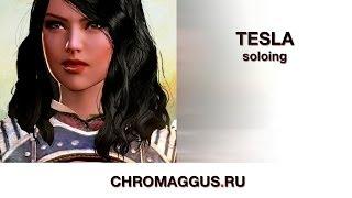 Tesla soloing. Archeage Орхидна Chromaggus.