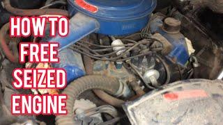 How to Free a Seized  Frozen Engine EASY