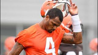 Deshaun Watson Throws Touchdown at Browns Training Camp Right After Being Suspended