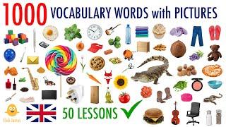 Learn 1000 Common English Words with Pictures used in Daily Conversation