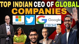 TOP 10 Indian CEO s in the World  10 शक्तिशाली भारतीय सीईओ   Google  Twitter  Microsoft  Adobe