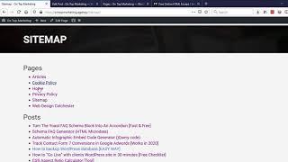 Create a HTML Sitemap in WordPress Without Plugins