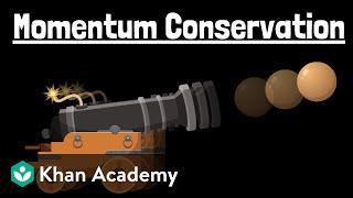 Conservation of momentum  Physics  Khan Academy