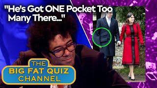 Richard Ayoade Observes Royal Suit Pocket Oddity  Big Fat Quiz