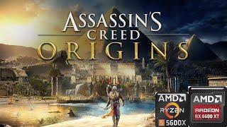 Assassins Creed Origins - Ryzen 5 5600X + RX 6600 XT - 1080 ULTRA Settings
