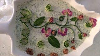 How To Make Persian Tzatziki - آموزش درست کردن ماست و خیار