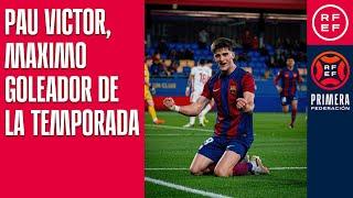 ️ Es un 𝗸𝗶𝗹𝗹𝗲𝗿. Es un 𝗱𝗲𝗹𝗮𝗻𝘁𝗲𝗿𝗼 𝗹𝗲𝘁𝗮𝗹... ¡¡Pau Víctor 𝗠𝗔́𝗫𝗜𝗠𝗢 𝗚𝗢𝗟𝗘𝗔𝗗𝗢𝗥 de la temporada