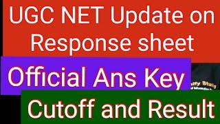 UGC NET answer Key 2023  Response Sheet  Cutoff Update