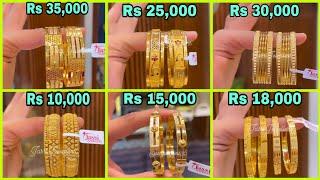 Gold bangles designs 2023  latest light weight gold bangles designs 2023 Bangles design 2023