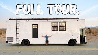 I turned a SCHOOL BUS into my LUXURY home Detailed Tour