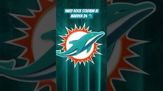 Hard Rock Stadium in Madden 24 #madden24 #miamidolphins #shorts #footballstadiums