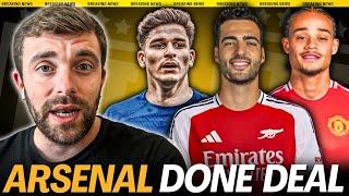 Mikel Merino to Arsenal Update Alvarez to Chelsea UPDATE️Xavi Simons to Man Utd Setford DEAL DONE