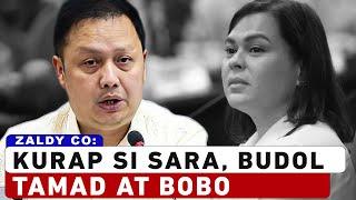 Zaldy Co lnatake na si VP Sara Budol tamad kurap daw sya