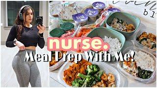 MEAL PREP WITH ME 12 HOUR NIGHTSHIFT NURSE