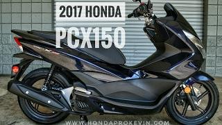 2017 Honda PCX150 Scooter Walk-Around Video  Pearl Blue PCX 150