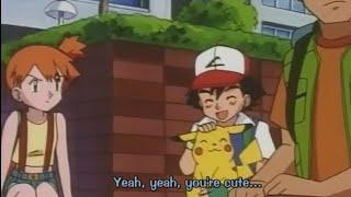 Ash called Misty cute in Sarcastic Way  Pokéshipping Dub Vs Original Sub