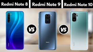 Redmi Note 10 vs Redmi Note 9 vs Redmi Note 8 - OFFICIAL SPECIFICATIONS Comparison