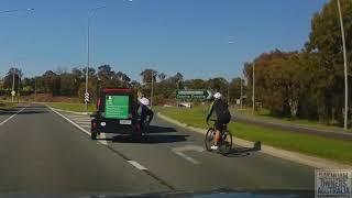 Driver cuts off and hits cyclist - Canberra ACT