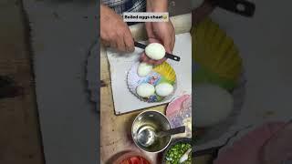 Boiled eggs chaat #foodie #food #shorts #streetfood