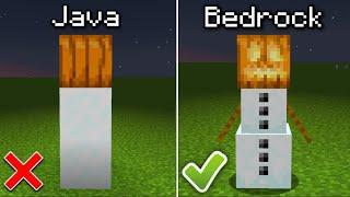 100 Diferencias Java Vs Bedrock