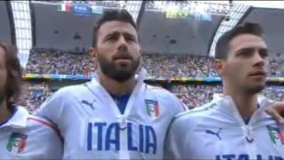 Italy National Anthem  World Cup 2014  Italy vs. Uruguay