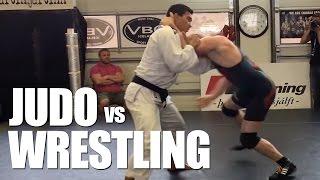 Judo vs Freestyle Wrestling  Awesome Grappling