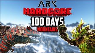 I Survived 100 Days in Hardcore Ark Modded Mountains... Heres What Happened