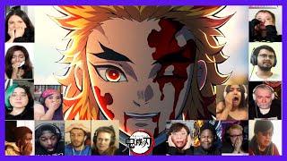 Rengoku Death Reaction Mashup  Mugen Train