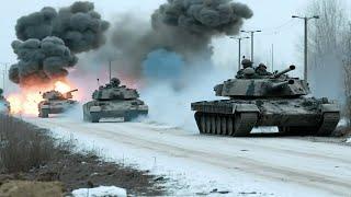 Brutal Ambush Ukraines M1A2 ABRAMS Blow Up 11 Russias Main Battle Tanks in a row - ARMA 3