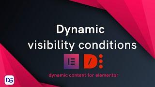 Elementor dynamic content using dynamic visibility pluginFree Plugin