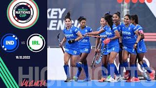 FIH Hockey Nations Cup Women Game 16 highlights - India vs Ireland