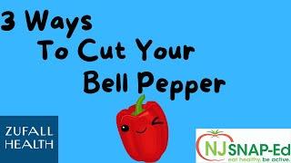 3 Different Ways to Cut a Bell Pepper