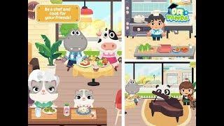 Dr. Panda Town Part 3 Restaurant - iPad app demo for kids - Ellie