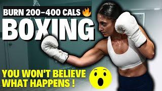 Insane 200-400 Cal Punching Bag BOXING Workout-Full BodySYLVIA NASSER