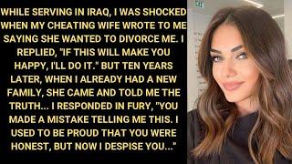 While Serving In Iraq I Was Shocked When My Cheating Wife Texted Me That She Wanted To Divorce Me