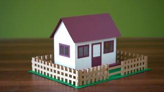 Make a amazing mini paper house for school project  easy & simple