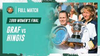 Graf vs Hingis 1999 Womens final Full Match  Roland-Garros