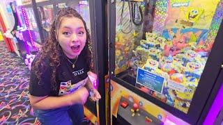 Playing the Claw Machines at Jenkinsons Arcade