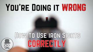 How to use Iron Sights efficiently  Tim Herron Interview