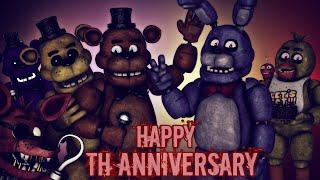 SFM FNAF Happy Late 7th Anniversary Speed Poster