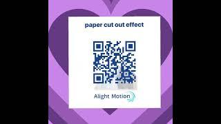 paper cut-out effect presets and xml file  #alightmotion  #shorts #alightmotionpreset