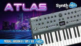 ATLAS 64 new sounds  MODAL ARGON 8 - 8M -8X  SOUND LIBRARY