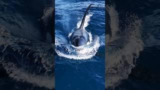 The largest orca Ive seen yet. Head over to my channel to watch the whole clip in 4K. #orca