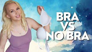 Bra vs No Bra Cami Top Natural Mom Body Try On  Aspen Sage Try On