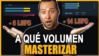 ️  A que VOLUMEN debes MASTERIZAR ¿-6 LUFS o -14 LUFS?