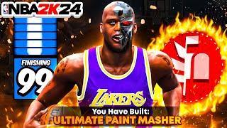 Creating The Ultimate Paint Masher Build in NBA 2K24 Best Center Build