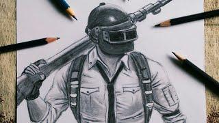 Pubg player drawing pubg Drawing