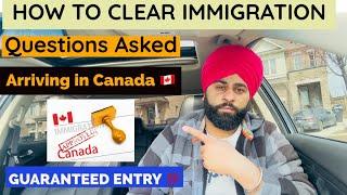 Canada Immigration Questions Asked at Airport  International Students  Toronto